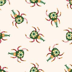 bug cartoon seamless pattern background N50