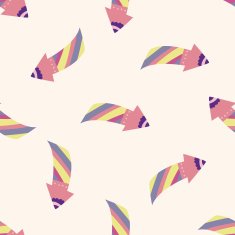arrow cartoon seamless pattern background N13