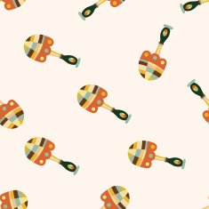 design lamp style cartoon seamless pattern background N7