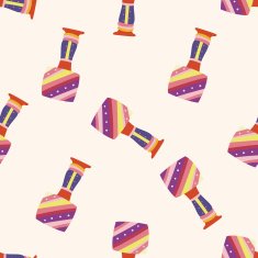 design lamp style cartoon seamless pattern background N8