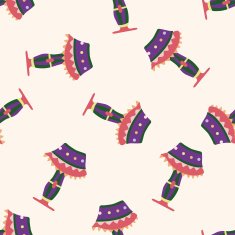 design lamp style cartoon seamless pattern background N10