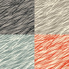 Set of seamless patterns with grunge texture