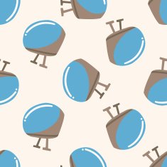 Space ufo cartoon seamless pattern background N11