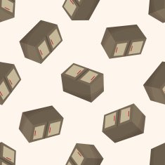 furniture theme cabinet cartoon seamless pattern background N12