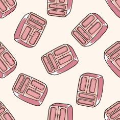 furniture theme cabinet cartoon seamless pattern background N15