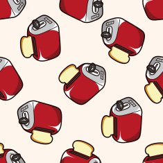 kitchenware toaster cartoon seamless pattern background