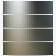 Abstract hexagonal headers set blurred design vector N14