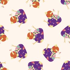 snowman cartoon seamless pattern background N6