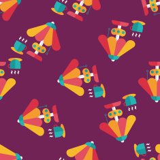 coffee time flat icon eps10 seamless pattern background N2
