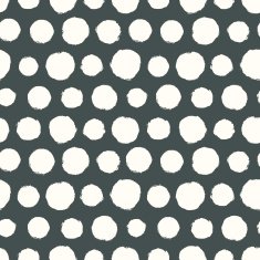 Seamless pattern with painted polka dot texture N5