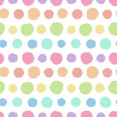 Seamless pattern with painted polka dot texture N6