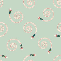 party horn flat icon eps10 seamless pattern background