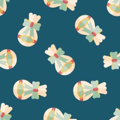 Gift flat icon eps10 seamless pattern background N3