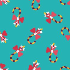 birthday candy flat icon eps10 seamless pattern background N2