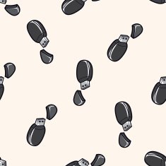 Computer-related equipment usb cartoon seamless pattern background
