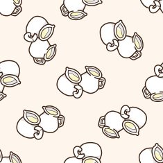 milk cartoon seamless pattern background N3