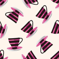 coffee cartoon seamless pattern background N14