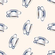 coffee cartoon seamless pattern background N23