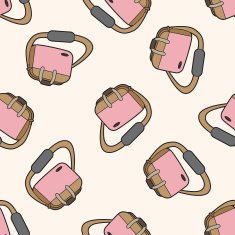 Computer-related equipment computer bag cartoon seamless pattern background