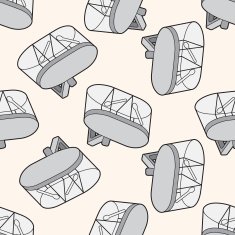 kitchenware pepper case cartoon seamless pattern background