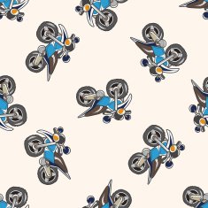 transportation motor cartoon seamless pattern background N28