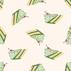 decorating cake 10 cartoon seamless pattern background N61
