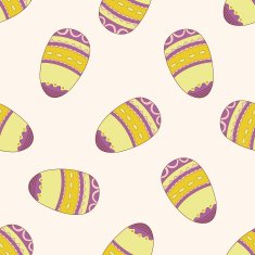 easter painting egg cartoon seamless pattern background N9
