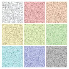 Pixel set colorful textures and backgrounds