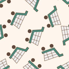 Computer-related desktop icon cartoon seamless pattern background N11