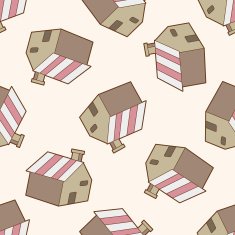 Computer-related desktop icon cartoon seamless pattern background N14