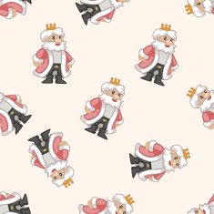 cartoon character person seamless pattern background N11