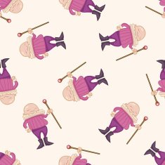 cartoon character person seamless pattern background N13