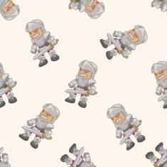 cartoon character person seamless pattern background N18