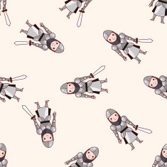 cartoon character person seamless pattern background N19