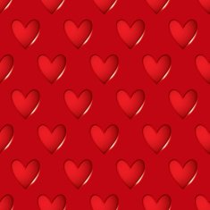 Heart red seamless background