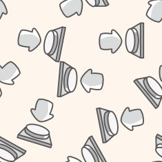 Computer-related desktop icon cartoon seamless pattern background N34