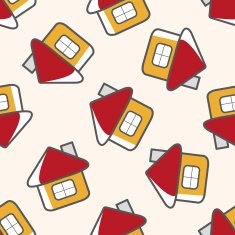 Computer-related desktop icon cartoon seamless pattern background N40
