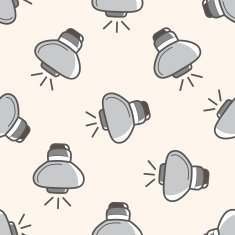 Computer-related desktop icon cartoon seamless pattern background N43