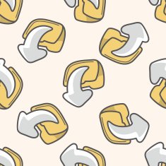 Computer-related desktop icon cartoon seamless pattern background N46