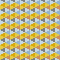 abstract retro geometric pattern N18