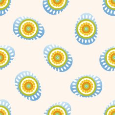 easter painting egg cartoon seamless pattern background N18