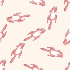 animal cat cartoon seamless pattern background N20