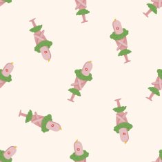 monster cartoon seamless pattern background N32