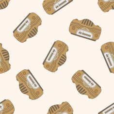 radio cartoon seamless pattern background N64