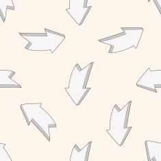 arrow cartoon seamless pattern background N36