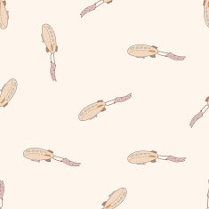 airplane cartoon seamless pattern background N19
