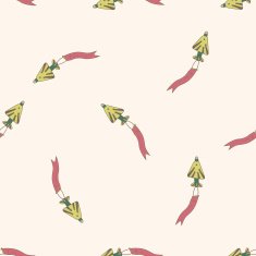 airplane cartoon seamless pattern background N24