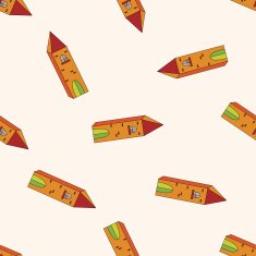 Building cartoon seamless pattern background N29