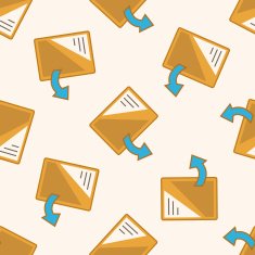 Computer-related desktop icon cartoon seamless pattern background N104