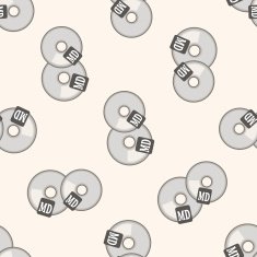Computer-related desktop icon cartoon seamless pattern background N105